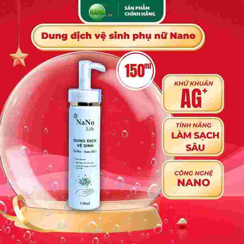Dung dịch vệ sinh Nano Sun Ag+ 150ml